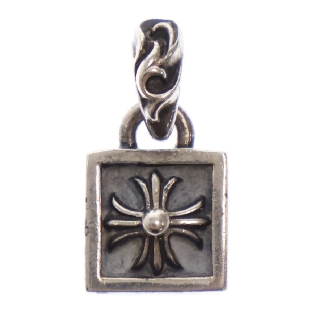 CHROME HEARTS(クロムハーツ) FRAMED CH PLUS フレームドCHプラス チャーム シルバーネックレストップ
