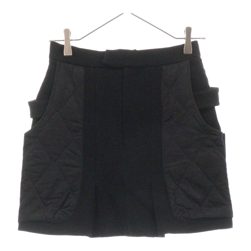 MARNI(マルニ) 素材切替 ウール キルティング ミニスカート ブラック レディース W10GOMAI10QW0TW349