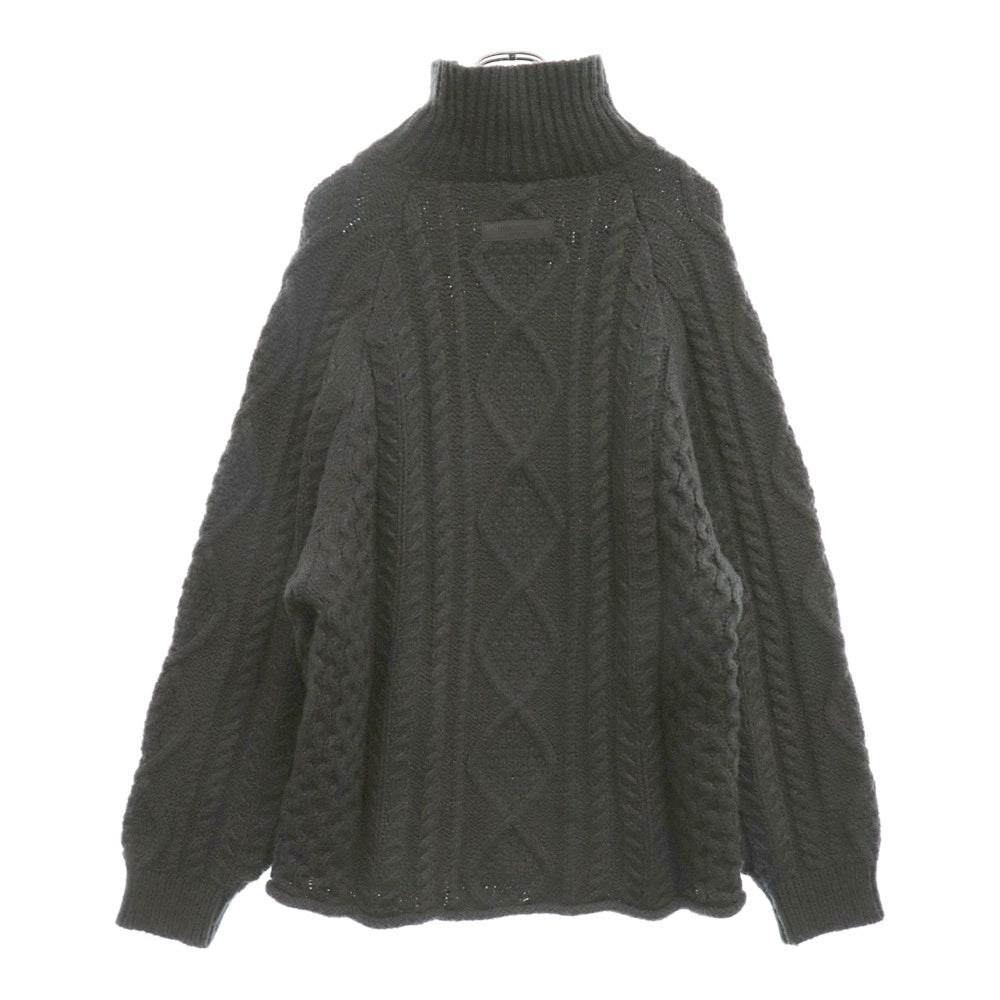 FEAR OF GOD ESSENTIALS(フィアオブゴッド エッセンシャルズ) タートルネック ループケーブルニット ネイビー