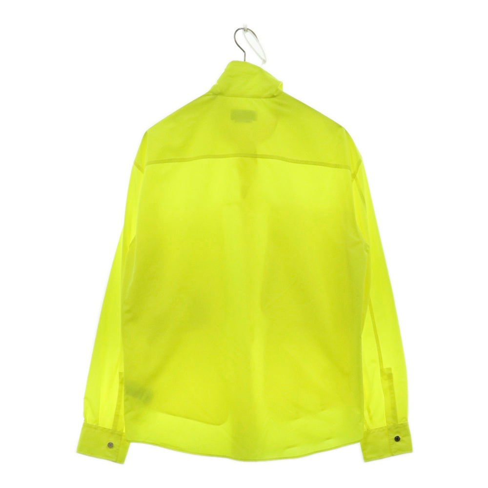 HERMES(エルメス) High Color Overshirt ハイカラー オーバーサイズ長袖シャツ イエロー