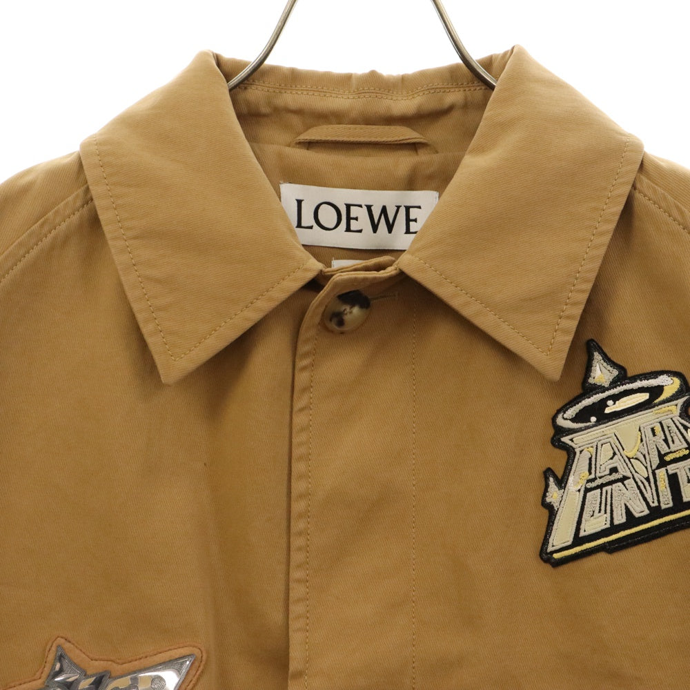 LOEWE(ロエベ) パッチ付き トレンチコート ベージュ H2163130PA
