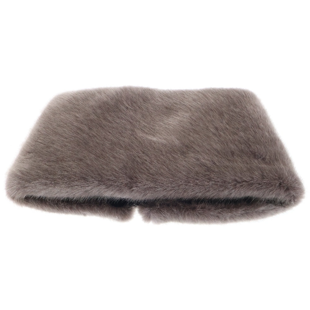 LOEWE(ロエベ) 23AW FAUX FUR ネックマフラー グレー H526Y10W21