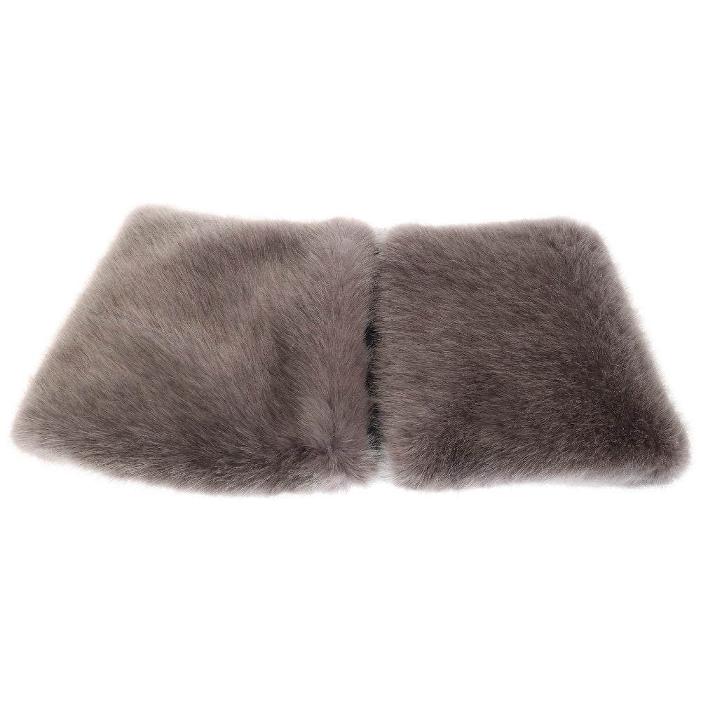 LOEWE(ロエベ) 23AW FAUX FUR ネックマフラー グレー H526Y10W21