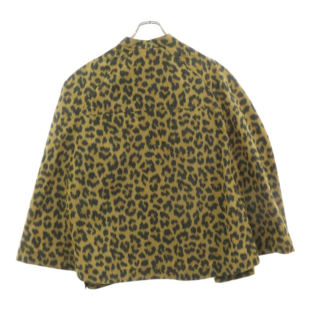 DIOR(ディオール) レオパード柄 スタンドカラーシャツジャケット イエロー 243C424A5646