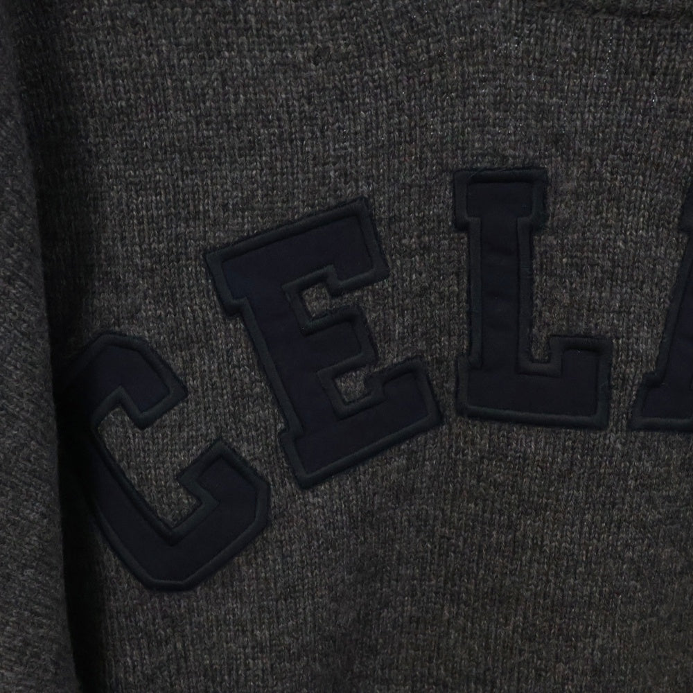 CELINE(セリーヌ) ウール カシミヤ アスレチックセーター グレー レディース 2A11V402P