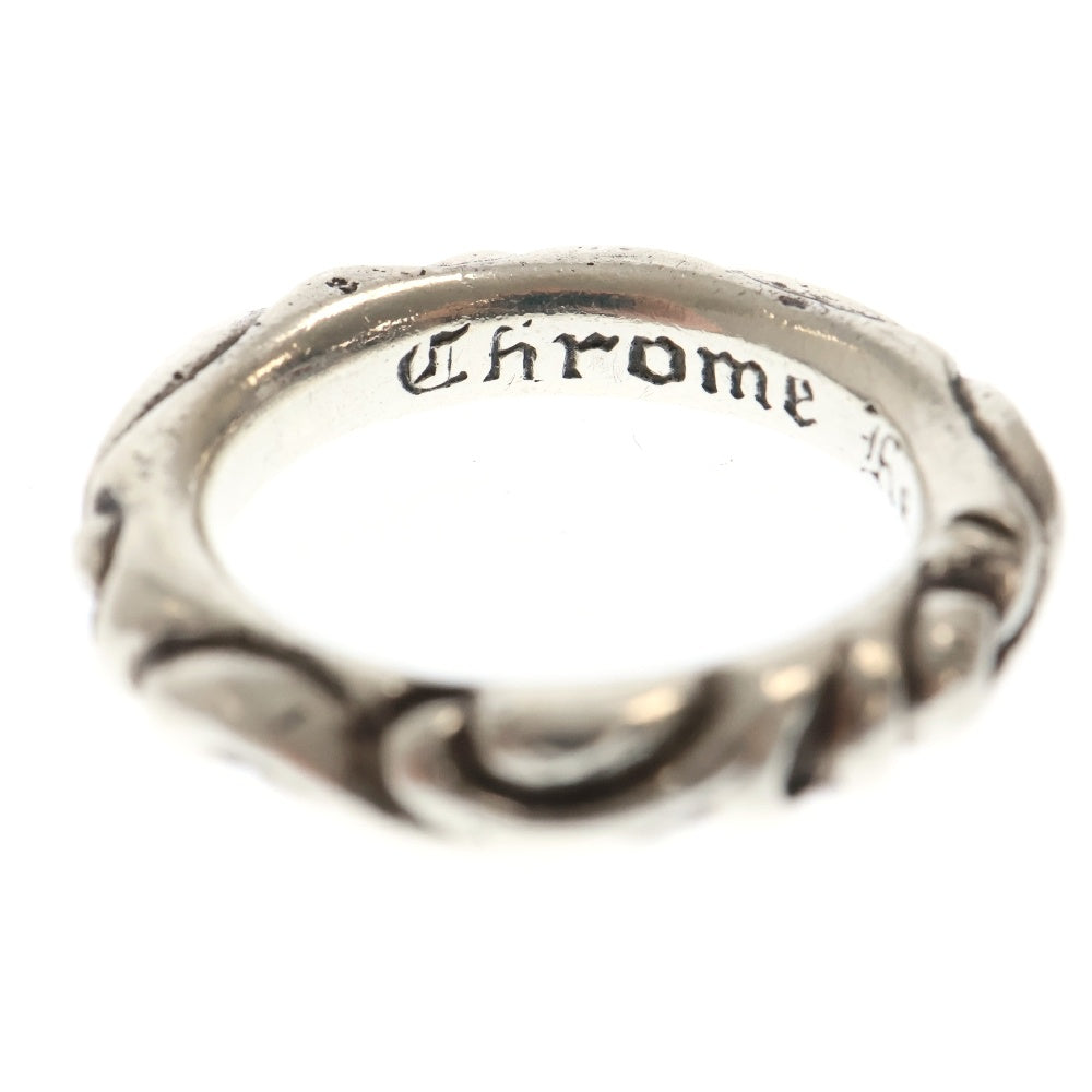CHROME HEARTS(クロムハーツ) SCRL BAND スクロールバンド リング シルバー 14号