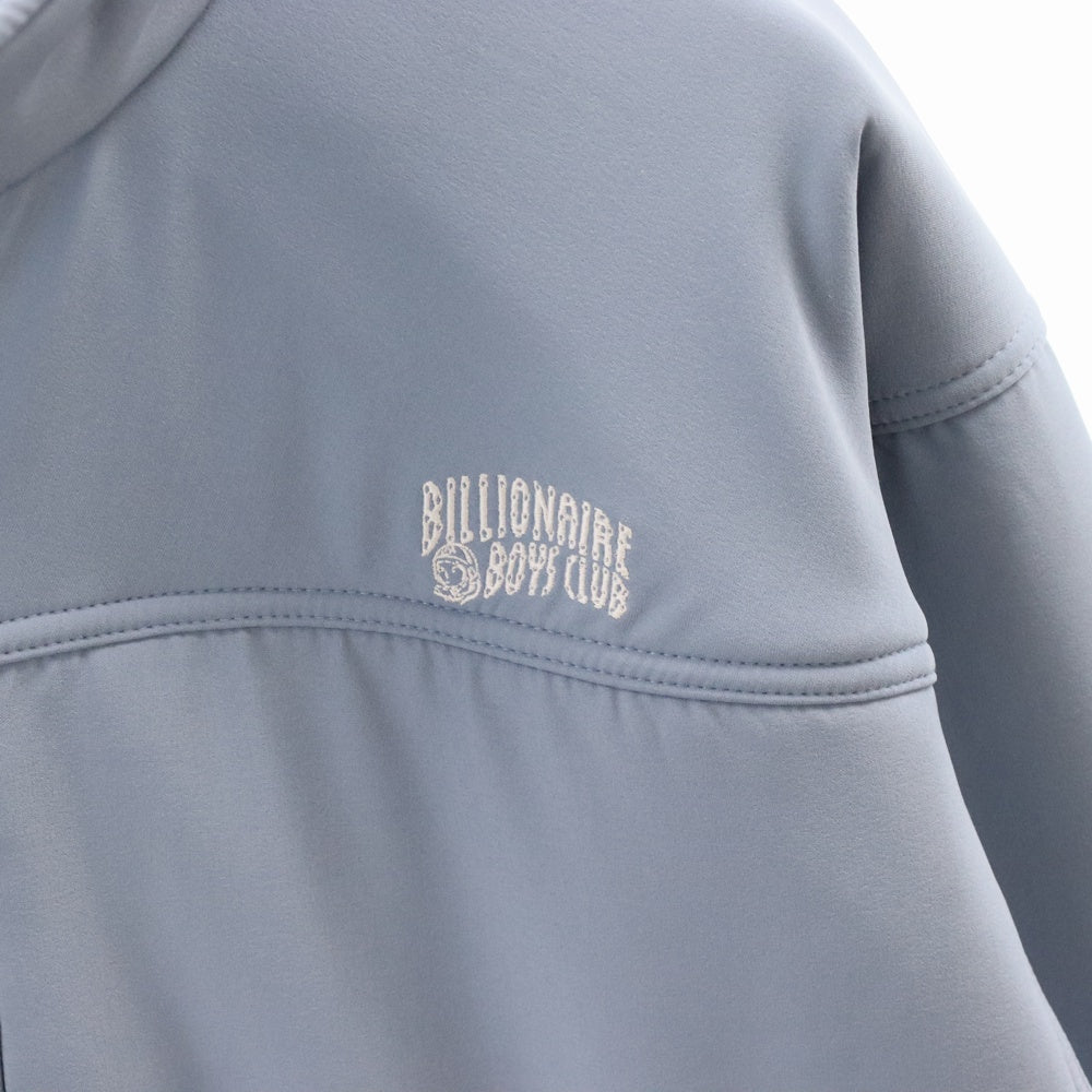 BILLIONAIRE BOYS CLUB(ビリオネアボーイズクラブ) EMBROIDERED LOGO FLEECE BLOUSON ロゴ フリースジャケット BBCJP233X003 ブルー