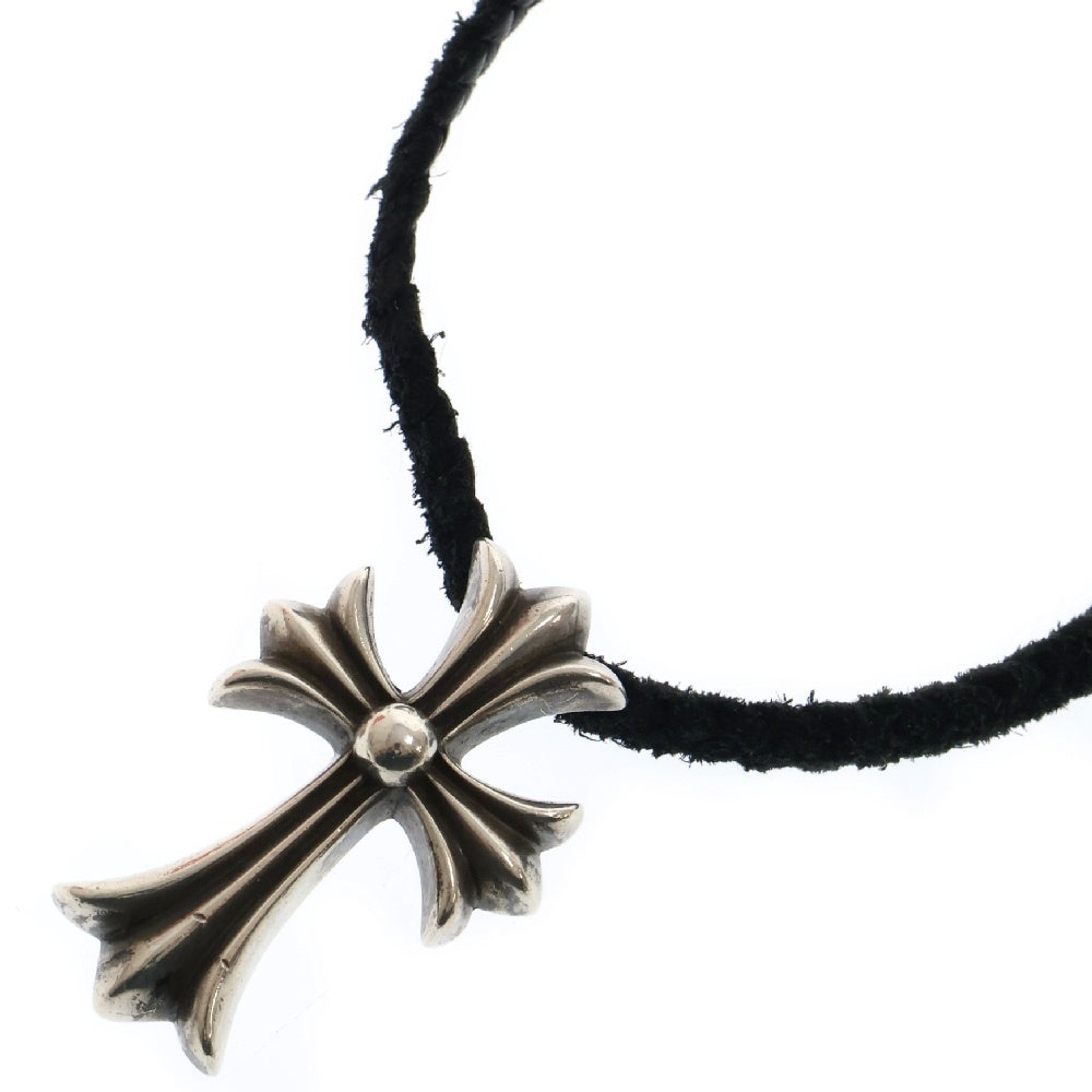 CHROME HEARTS(クロムハーツ) CH CRS SMLスモールCHクロス BC ボロチップブレイド ネックレス シルバー BCA220