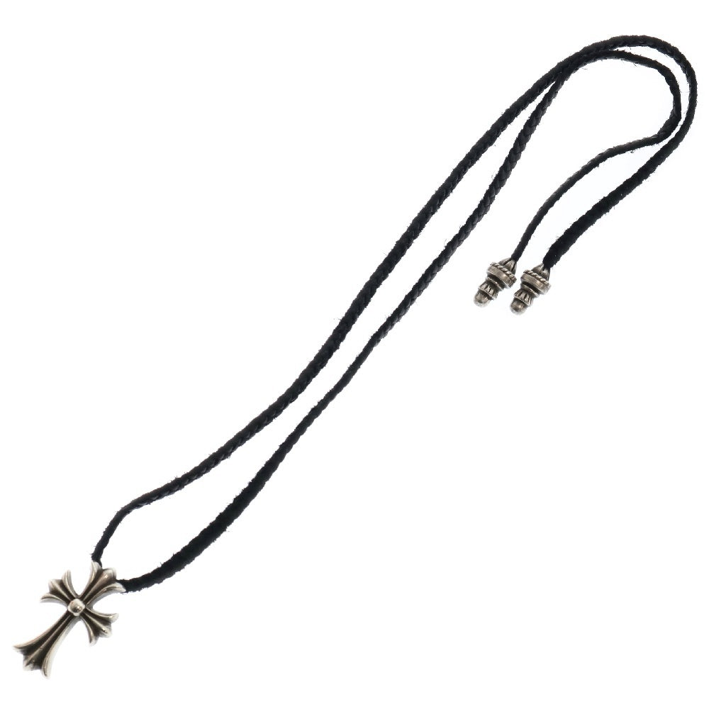 CHROME HEARTS(クロムハーツ) CH CRS SMLスモールCHクロス BC ボロチップブレイド ネックレス シルバー BCA220