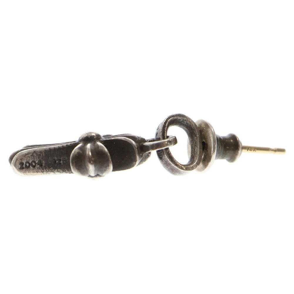 CHROME HEARTS(クロムハーツ) BBY F PPRCHN ベイビーファットクロス ドロップピアス シルバー BCA090
