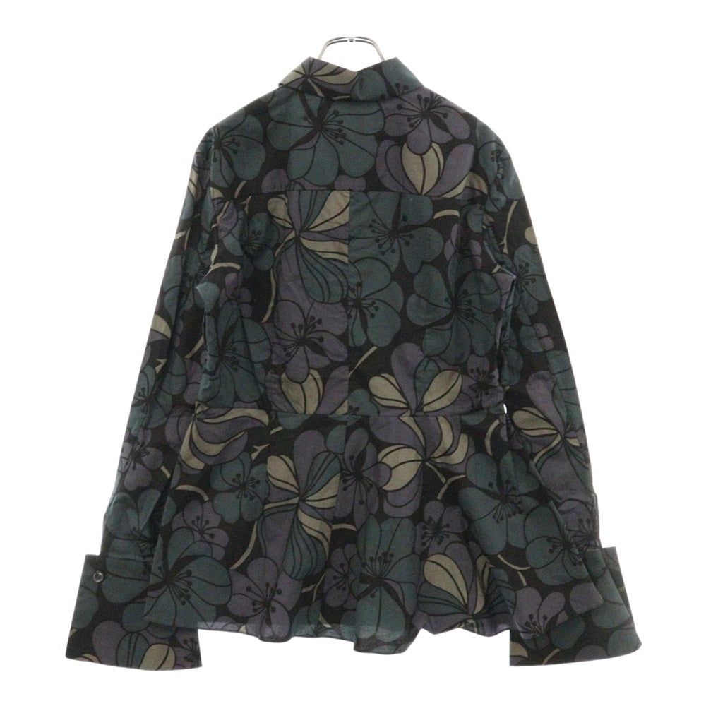 MARNI(マルニ) 花柄 長袖コットンフレアシャツ マルチカラー CAMAS06A00TCS85