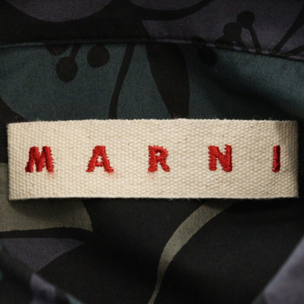 MARNI(マルニ) 花柄 長袖コットンフレアシャツ マルチカラー CAMAS06A00TCS85