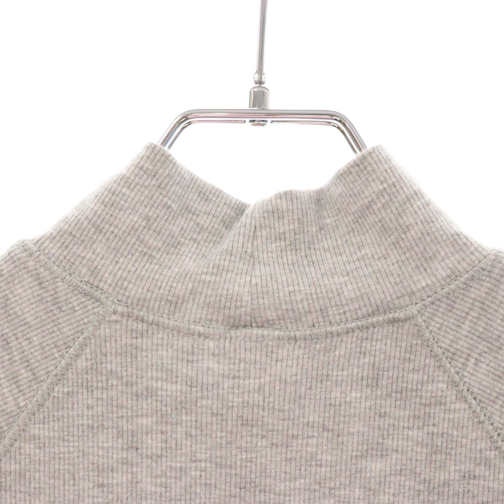 CHROME HEARTS(クロムハーツ) BAD SEED CH Plus Mock Neck Tee バッドシード CHプラス モックネック半袖Tシャツカットソー レディース グレー