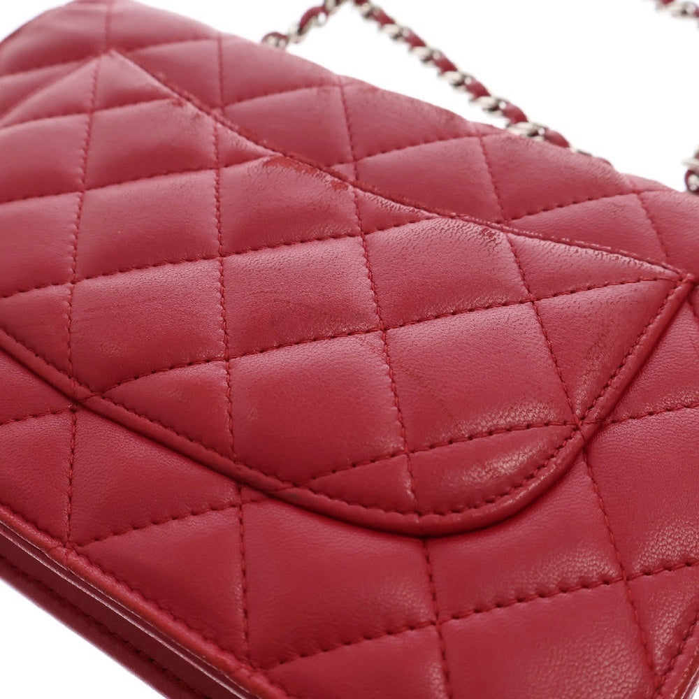 CHANEL(シャネル) マトラッセ ココマーク チェーンショルダー ウォレット ポシェット ショルダーバッグ レディース