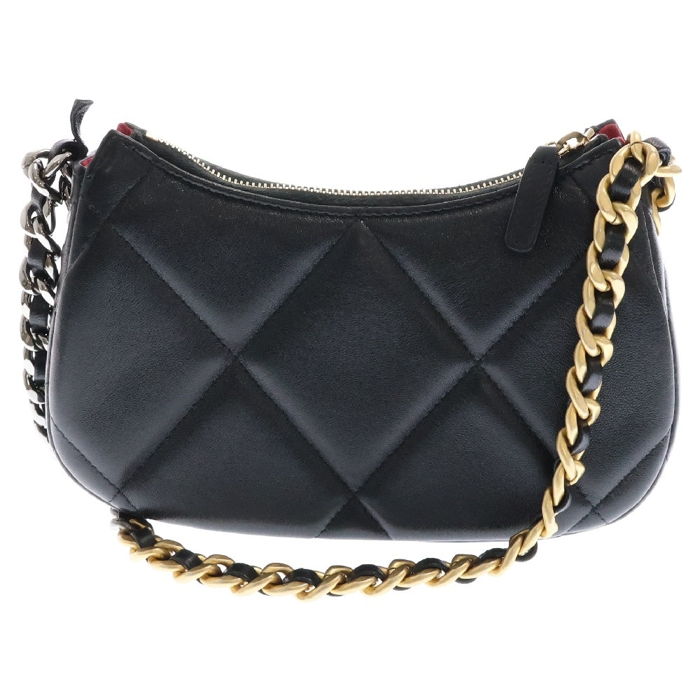 CHANEL(シャネル) シャネル19 ライン チェーンクラッチ ショルダーバッグ レディース ブラック AP3763
