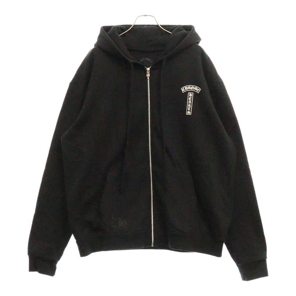 CHROME HEARTS(クロムハーツ) DAGGER ZIP HOODIE ダガー ジップアップパーカー フーディー ブラック