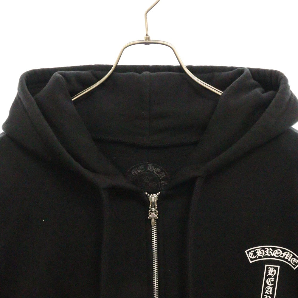 CHROME HEARTS(クロムハーツ) DAGGER ZIP HOODIE ダガー ジップアップパーカー フーディー ブラック