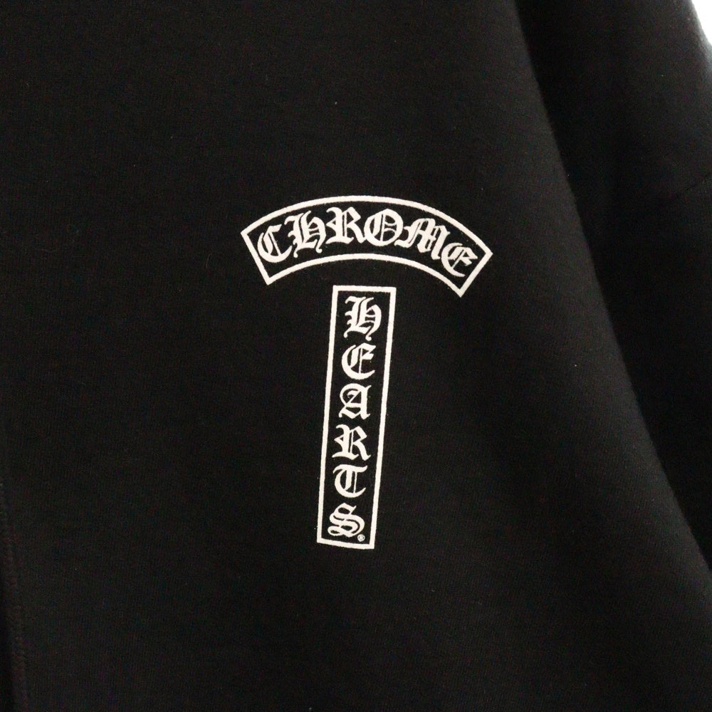 CHROME HEARTS(クロムハーツ) DAGGER ZIP HOODIE ダガー ジップアップパーカー フーディー ブラック