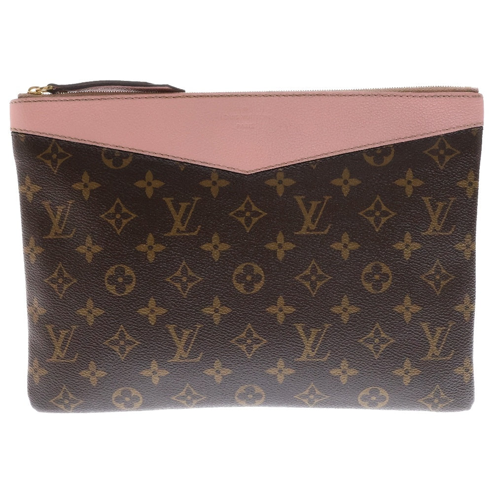 LOUIS VUITTON(ルイヴィトン) モノグラム デイリー ポーチ セカンドバッグ クラッチバッグ バッグ PVCコーティング モノグラムキャンバス レディース TN4168 / M62942 ブラウン