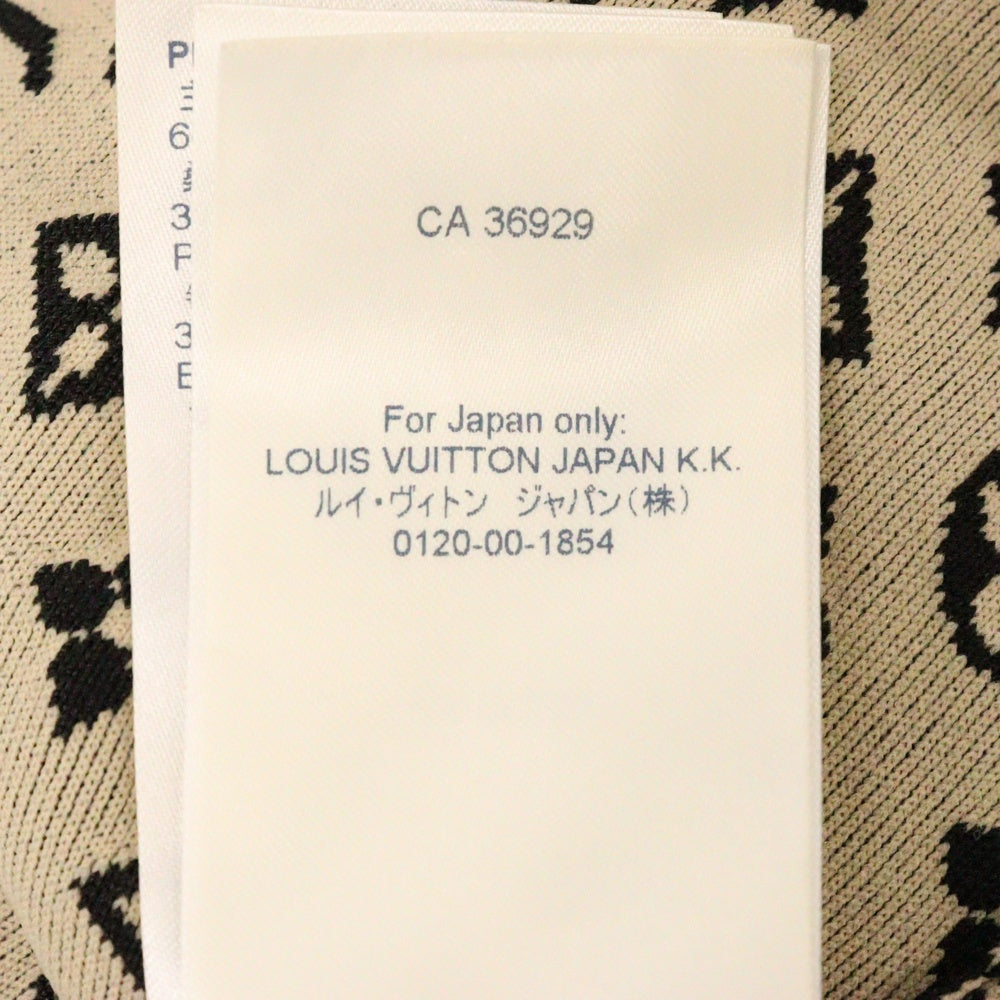 LOUIS VUITTON(ルイヴィトン) モノグラム ヴィタミンズスポーティ 半袖ニット トップス レディース ブラック RW212W FN6 FLKS03