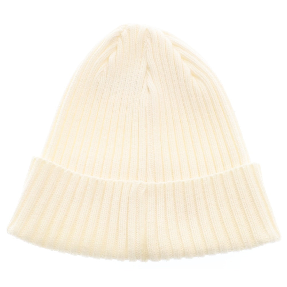 SUPREME(シュプリーム) 19SS Overdyed Beanie スモールボックスロゴリブニット アイボリー