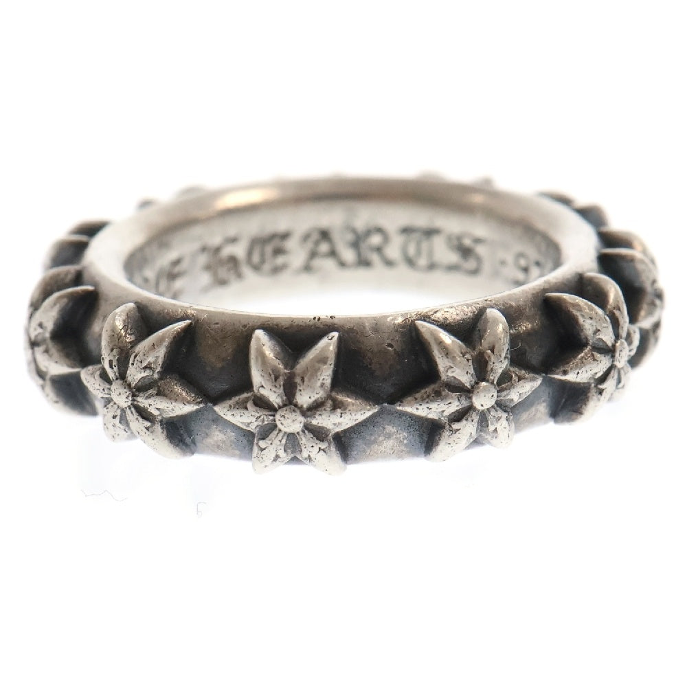 CHROME HEARTS(クロムハーツ) STAR BAND スターバンド シルバーリング 16号