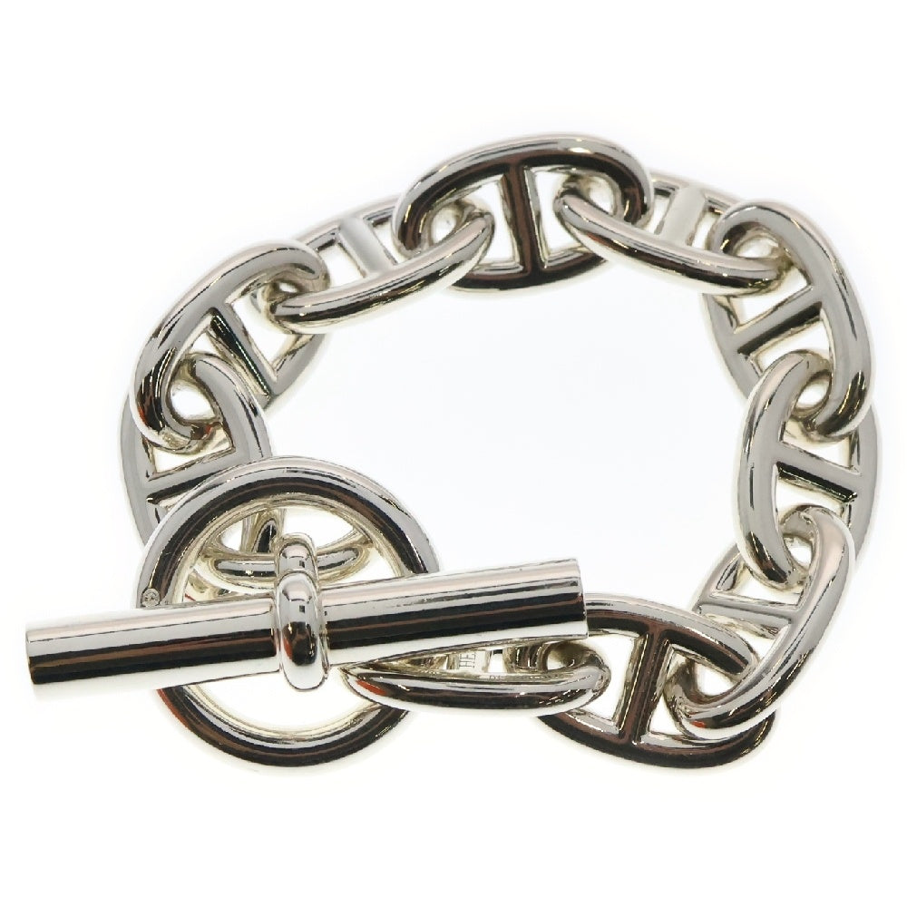 HERMES(エルメス) Chaine d'Ancre TGM シェーヌダンクルTGM 10コマ チェーンブレスレット シルバー