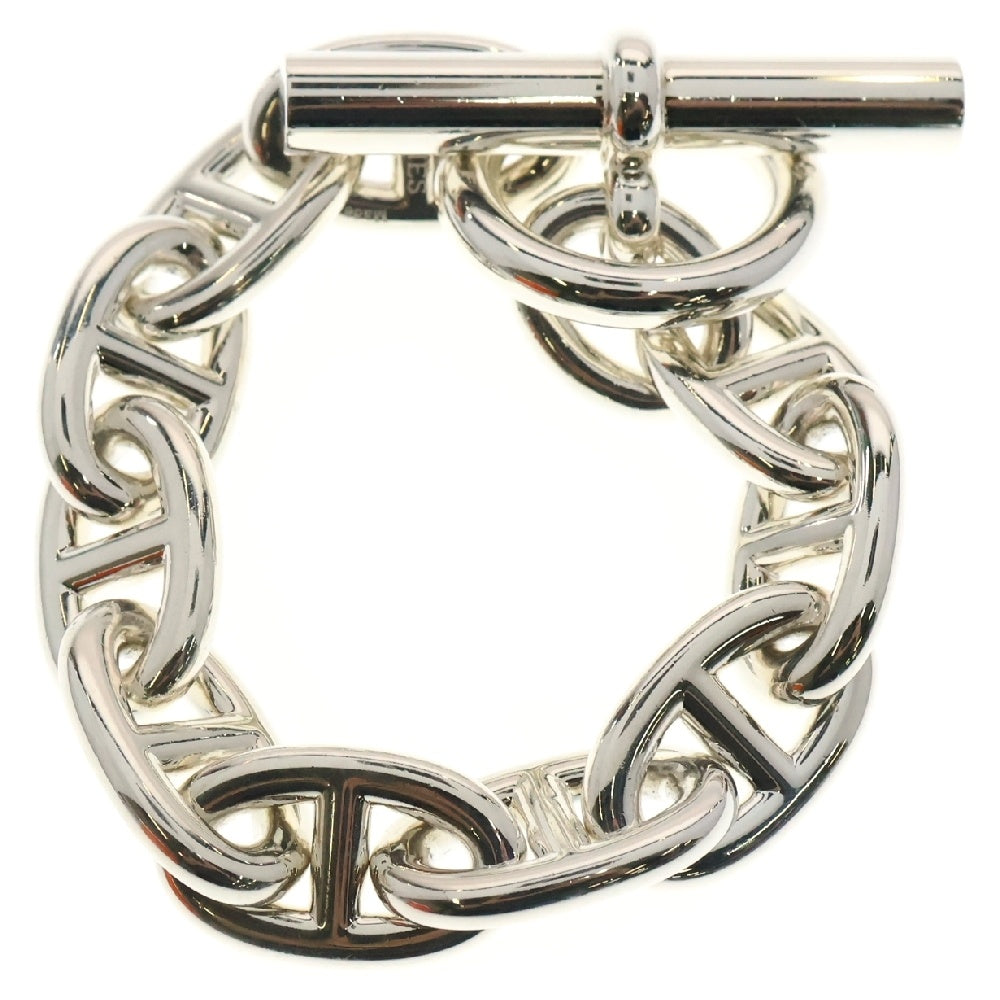 HERMES(エルメス) Chaine d'Ancre TGM シェーヌダンクルTGM 10コマ チェーンブレスレット シルバー