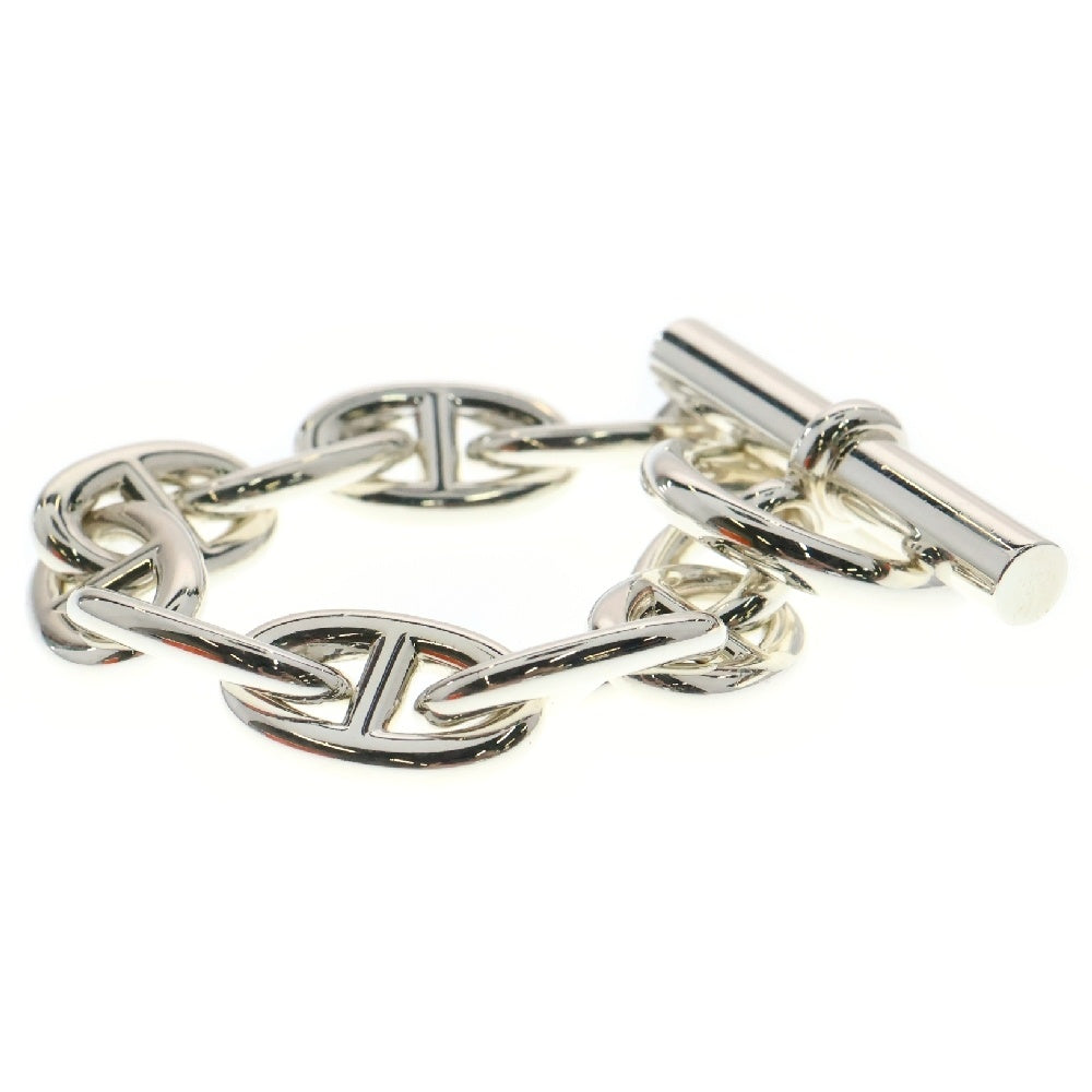 HERMES(エルメス) Chaine d'Ancre TGM シェーヌダンクルTGM 10コマ チェーンブレスレット シルバー