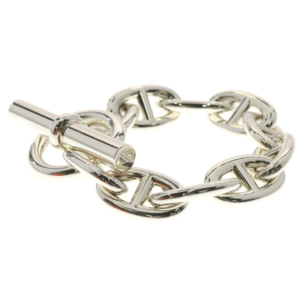 HERMES(エルメス) Chaine d'Ancre TGM シェーヌダンクルTGM 10コマ チェーンブレスレット シルバー
