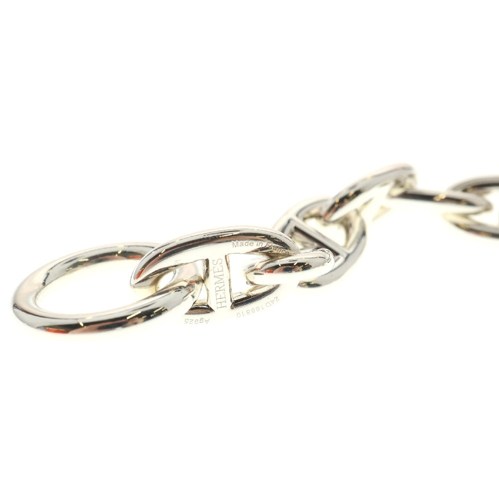 HERMES(エルメス) Chaine d'Ancre TGM シェーヌダンクルTGM 10コマ チェーンブレスレット シルバー