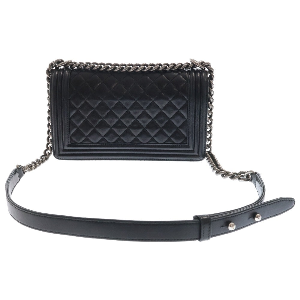 CHANEL(シャネル) ボーイシャネル チェーンショルダー ラムスキン ショルダーバッグ レディース A67086 ブラック