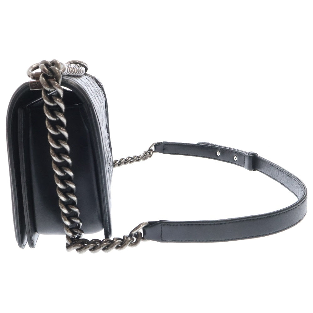 CHANEL(シャネル) ボーイシャネル チェーンショルダー ラムスキン ショルダーバッグ レディース A67086 ブラック