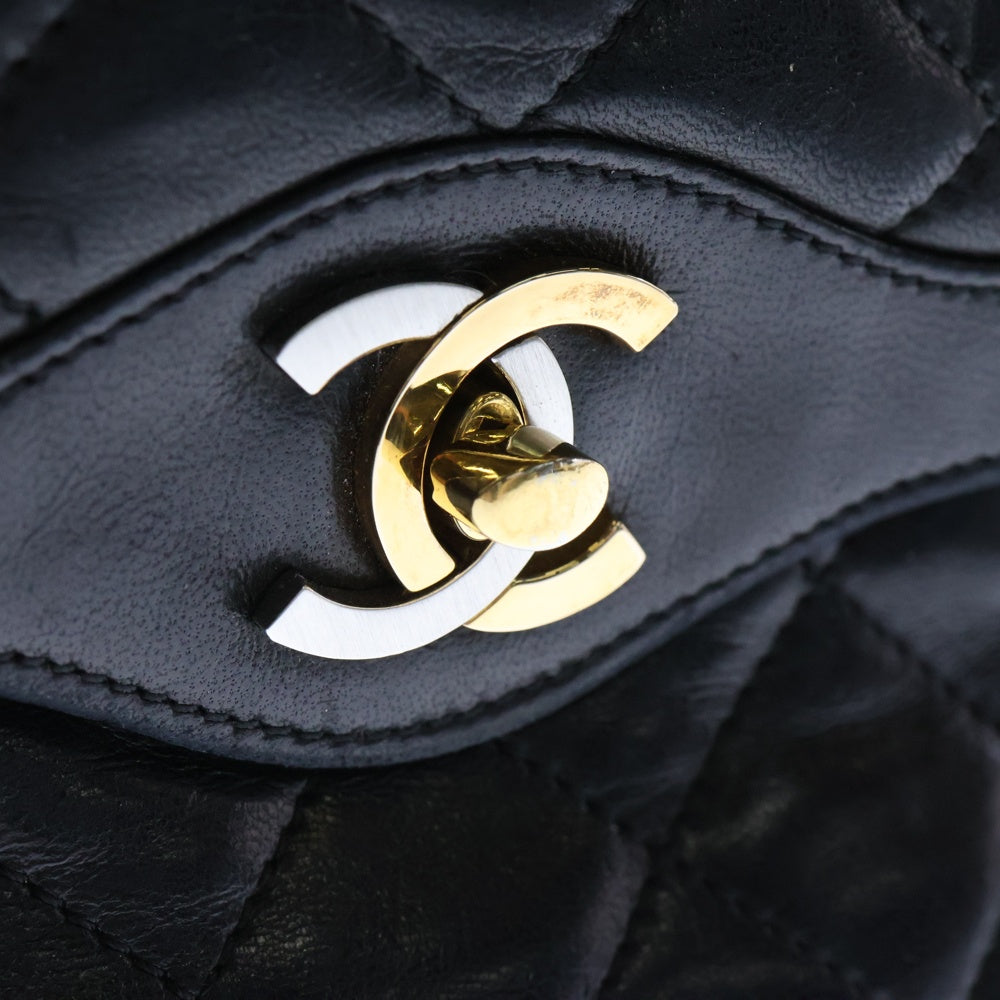 CHANEL(シャネル) パリ限定 ダイアナ ダブルフラップ チェーンショルダーバッグ レディース ブラック