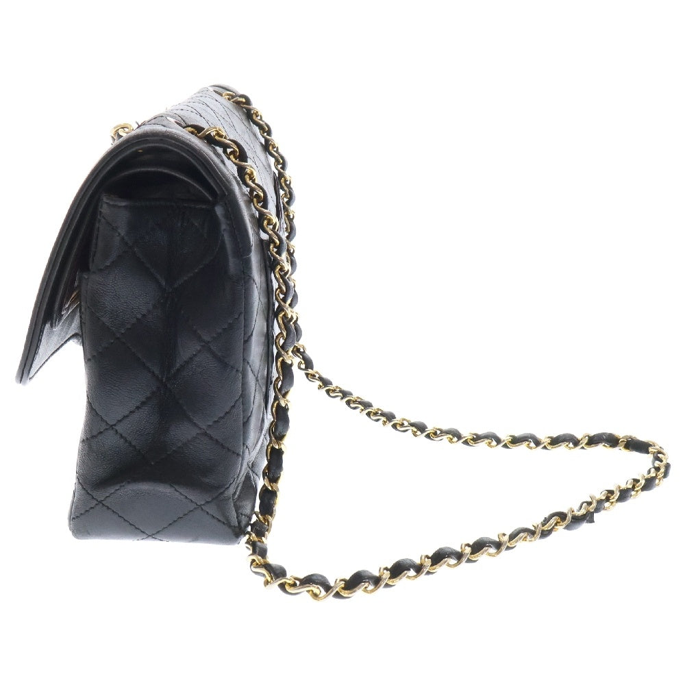 CHANEL(シャネル) パリ限定 ダイアナ ダブルフラップ チェーンショルダーバッグ レディース ブラック