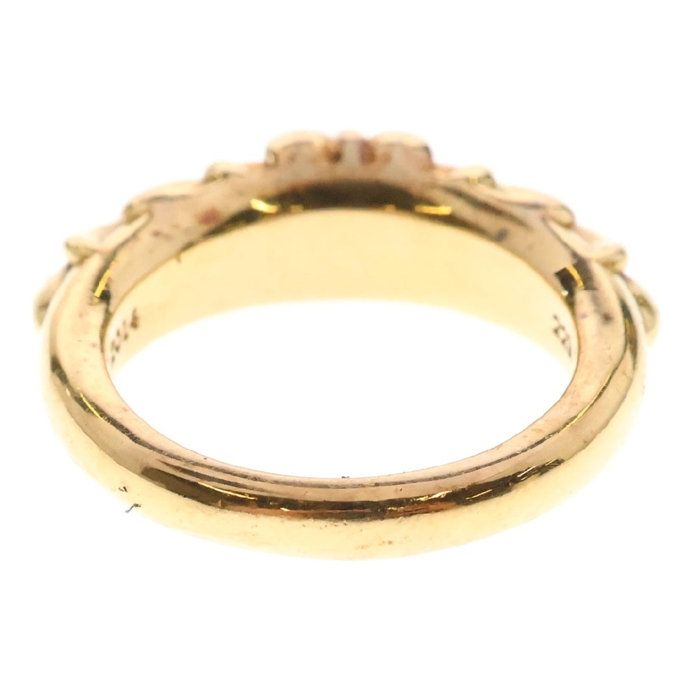 CHROME HEARTS(クロムハーツ) 22K BABYCLSC P/DIA ベイビークラシック フローラルクロスリング PAVEダイヤ ゴールド BCA055