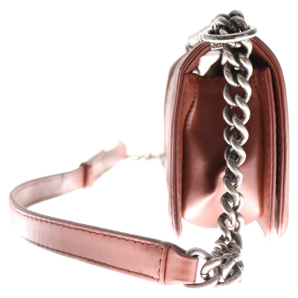 CHANEL(シャネル) ボーイシャネル20 ラムスキン チェーンショルダーバッグ レディース ブラウン A67085