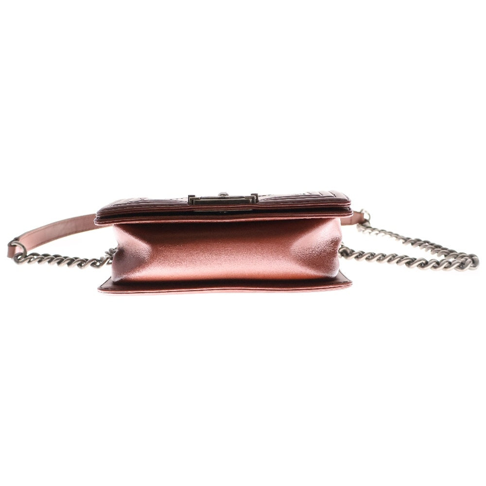 CHANEL(シャネル) ボーイシャネル20 ラムスキン チェーンショルダーバッグ レディース ブラウン A67085