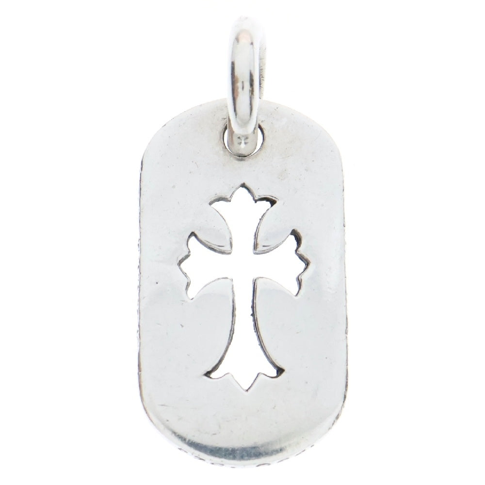 CHROME HEARTS(クロムハーツ) AOYAMA D/TAG SML CO CRS カットアウトクロスドッグタグ 青山限定 シルバー