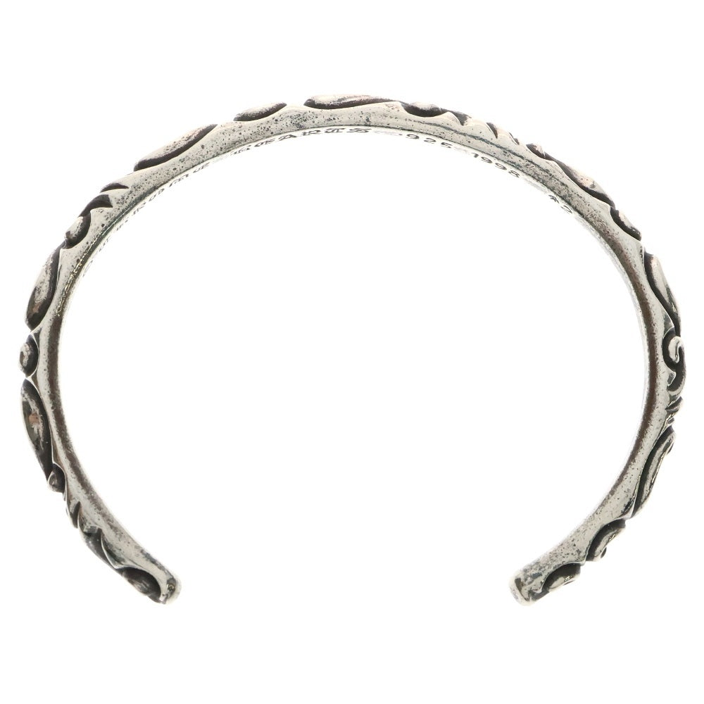 CHROME HEARTS(クロムハーツ) BANGLE SCOLL スクロールバンドバングル ブレスレット シルバー