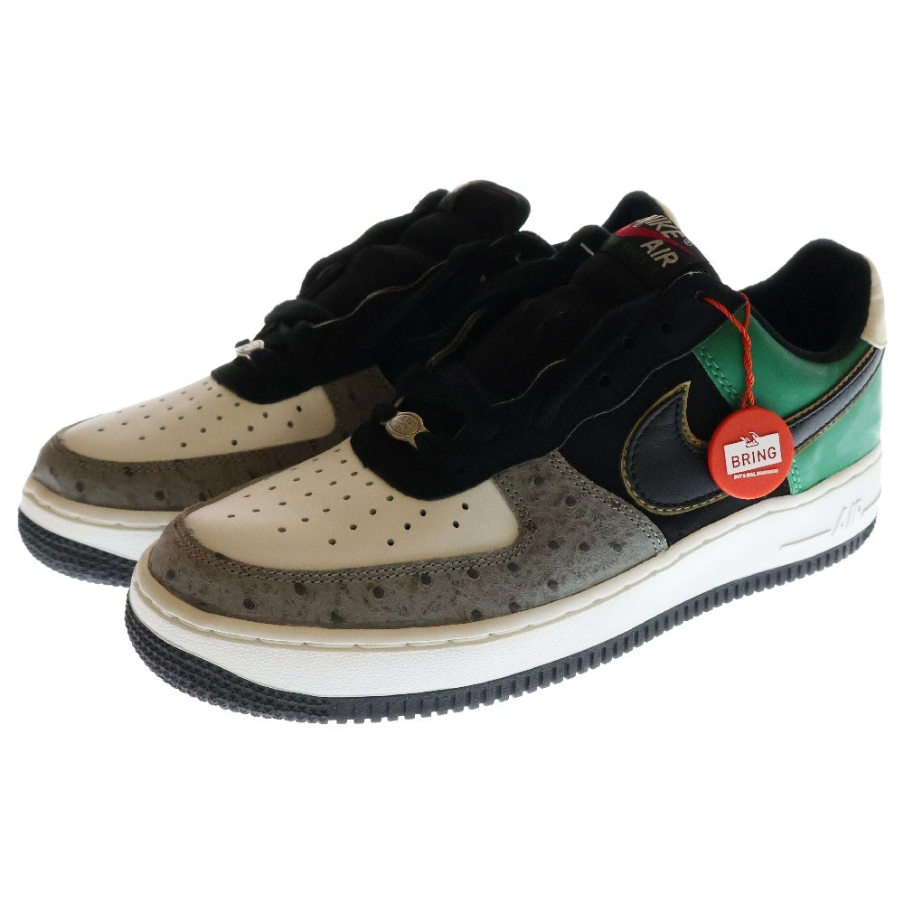 NIKE(ナイキ) 【観賞用 2004年製】 ×mita sneakers Air Force 1 Low エアフォース1 温故知新 ローカットスニーカー ブラック/グリーン US7.5/25.5cm 307334-001