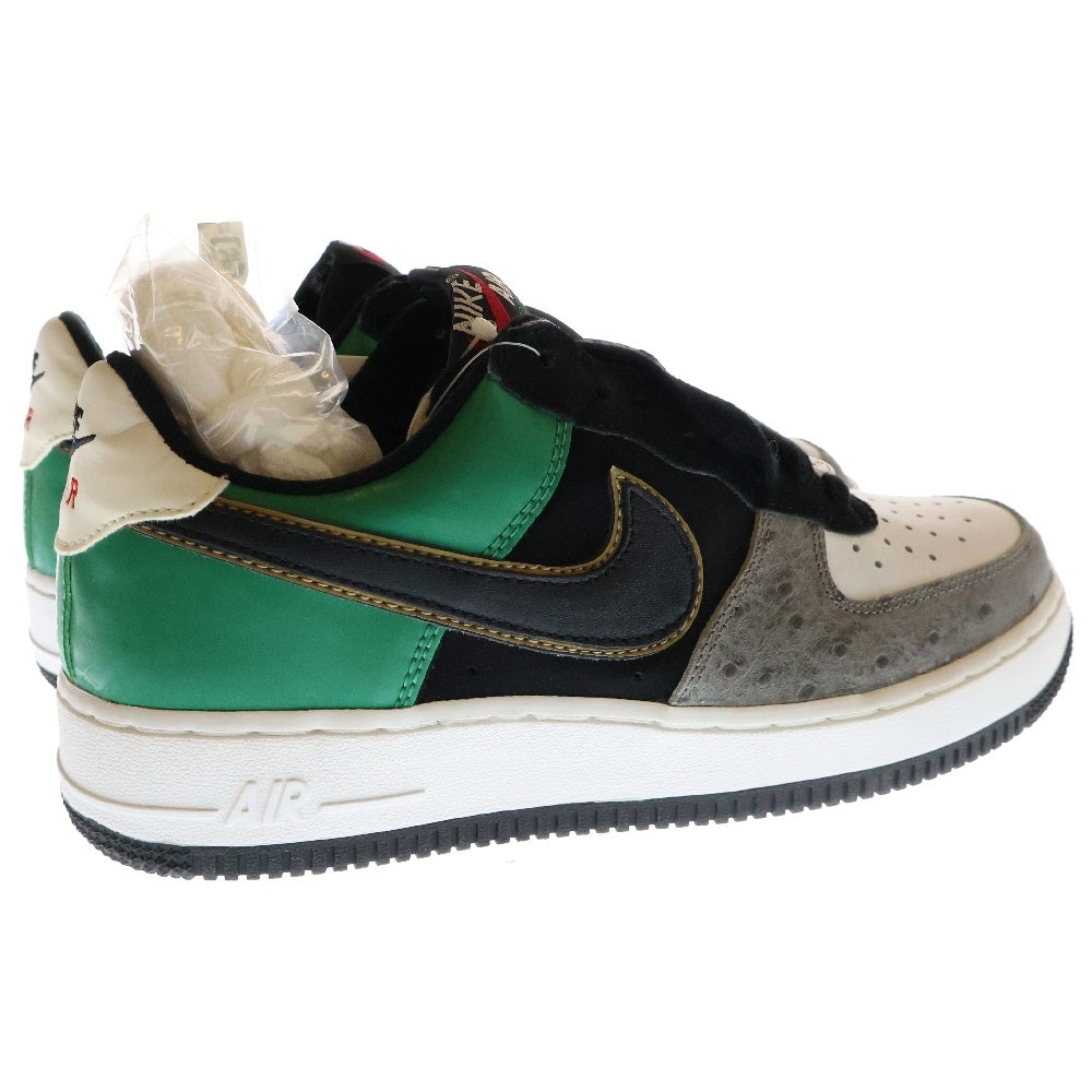 NIKE(ナイキ) 【観賞用 2004年製】 ×mita sneakers Air Force 1 Low エアフォース1 温故知新 ローカットスニーカー ブラック/グリーン US7.5/25.5cm 307334-001