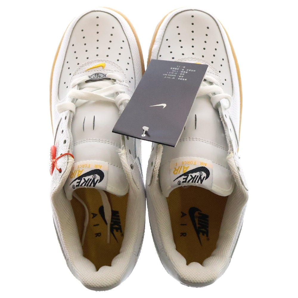 NIKE(ナイキ) 【観賞用 2005年製】 JD Sports Exclusive別注 Air Force 1 Low White Gum エアフォース1 ロー ホワイトガム ローカットスニーカー US7.5/25.5cm 306353-902