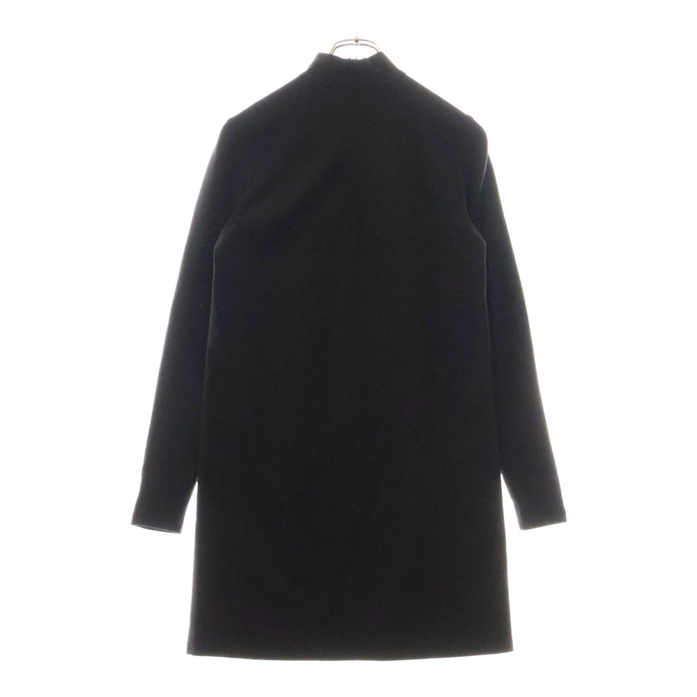 Armani Exchange(アルマーニ エクスチェンジ) クロコ柄 ジャージー素材 切り替え ストレッチ ワンピース 6LYA88 YJ6WZ レディース ブラック