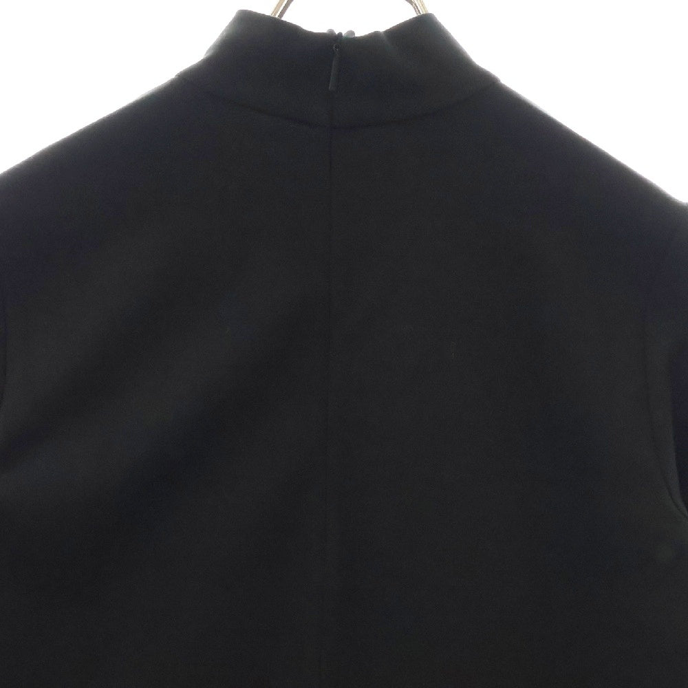 Armani Exchange(アルマーニ エクスチェンジ) クロコ柄 ジャージー素材 切り替え ストレッチ ワンピース 6LYA88 YJ6WZ レディース ブラック