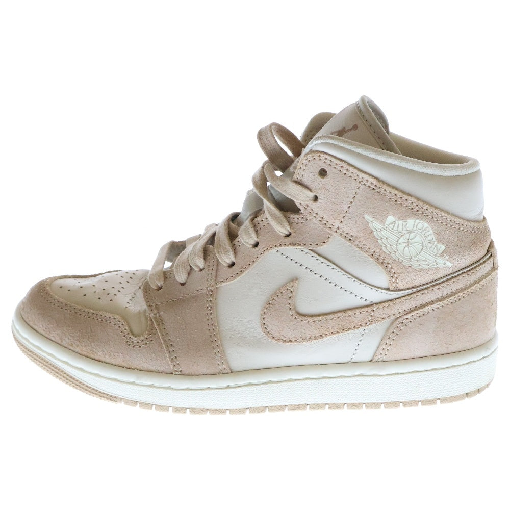 NIKE(ナイキ) WMNS Air Jordan 1 Mid SE Legend Light Brown/Legend Medium Brown ウィメンズ エアジョーダン1 ミッド SE ライトブラウン ハイカットスニーカー US7cm/24cm FJ3448-200