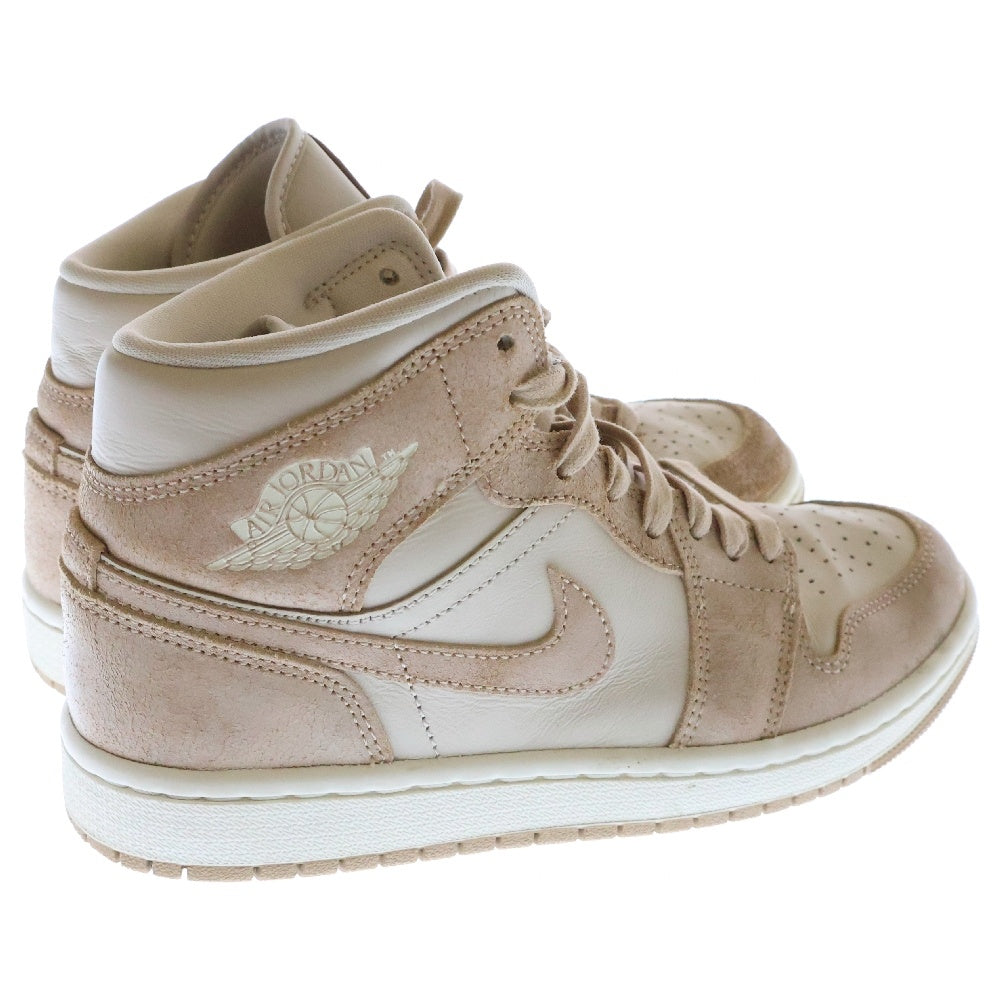 NIKE(ナイキ) WMNS Air Jordan 1 Mid SE Legend Light Brown/Legend Medium Brown ウィメンズ エアジョーダン1 ミッド SE ライトブラウン ハイカットスニーカー US7cm/24cm FJ3448-200