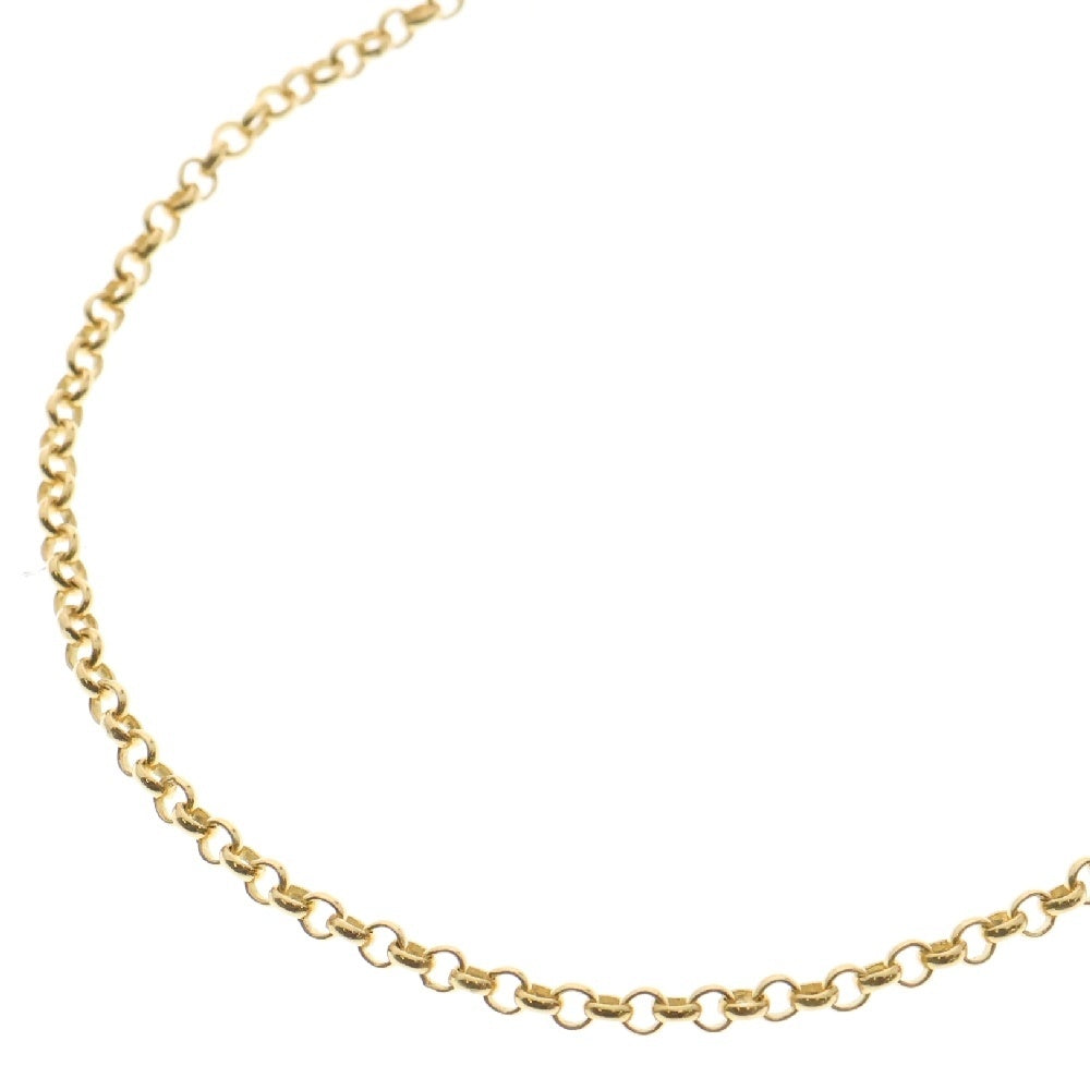 CHROME HEARTS(クロムハーツ) 22K NECKCHAIN R20 ロールチェーンネックレス 20inch ゴールド BCA011