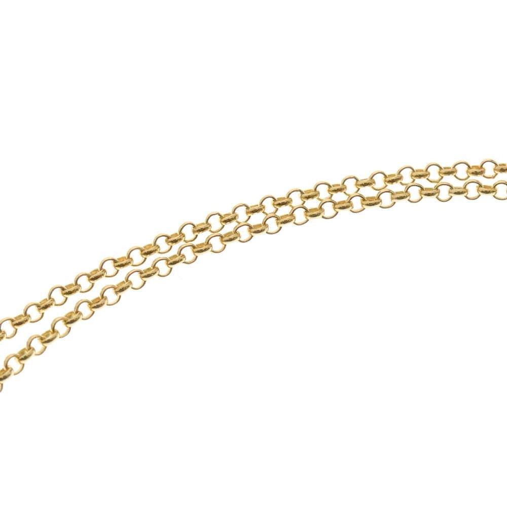 CHROME HEARTS(クロムハーツ) 22K NECKCHAIN R20 ロールチェーンネックレス 20inch ゴールド BCA011