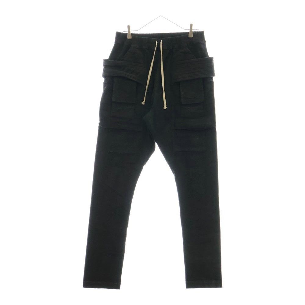 DRKSHDW(ダークシャドウ) 24SS CREATCH CARGO PANTS IN BLACK STRETCH DENIM リーチカーゴパンツ ブラックストレッチデニム DU01D1376-SBB ブラック